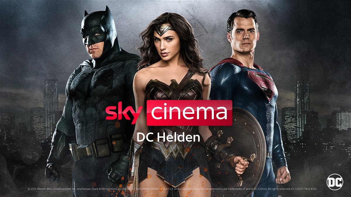 Sky Cinema DC Helden