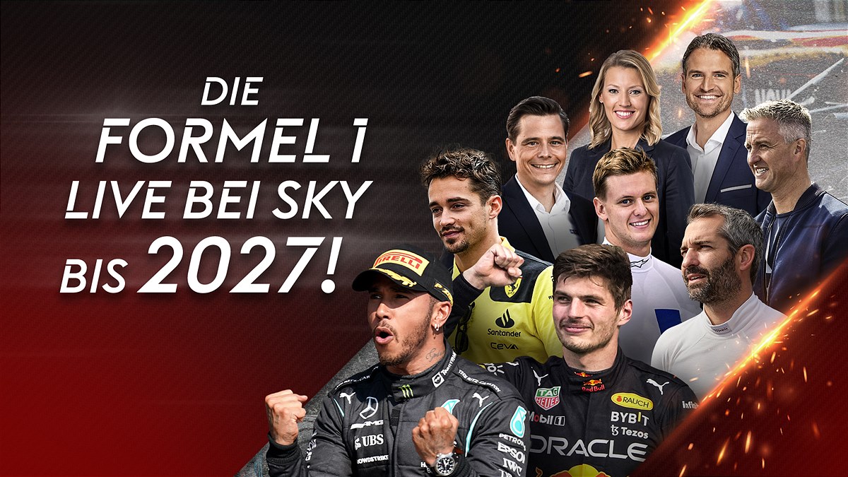 Bis Ende 2027 Sky sichert sich die langfristigen Übertragungsrechte der Formel 1 in Deutschland, Österreich und der Schweiz